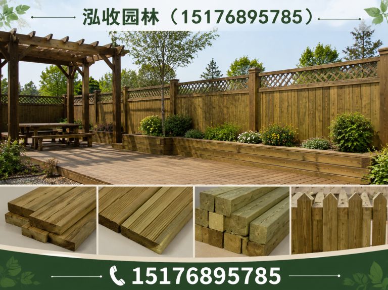 泰安防腐木凉亭展示图